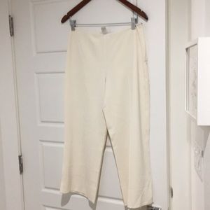 Cream colored lined Black House White Market pant